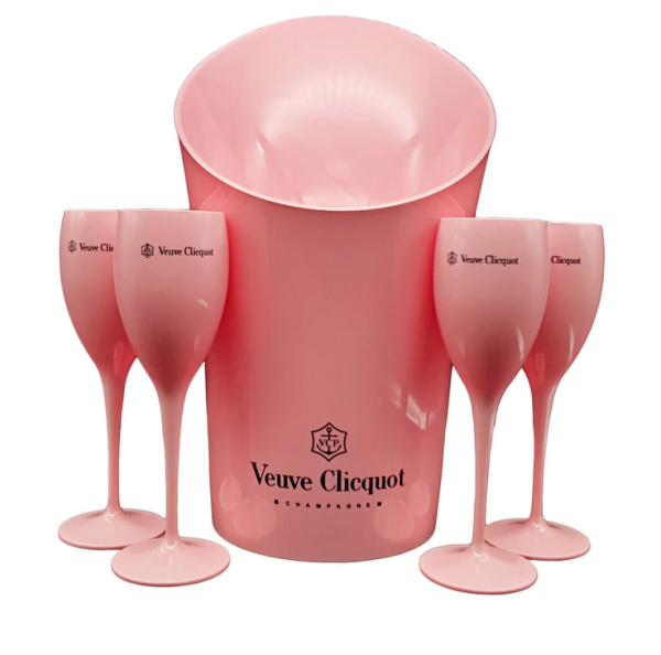 pink set 4 glasses