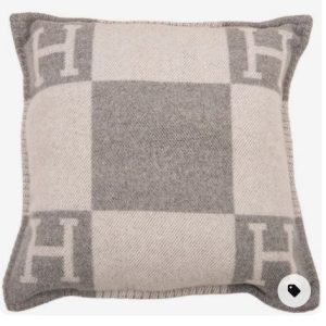 H pillow light grey