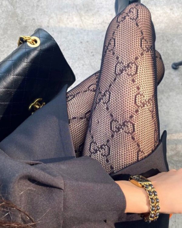 Gucci inspired tights best sale