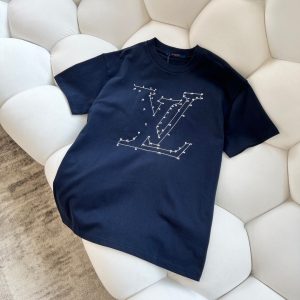 Louis Vuitton, Shirts, Louis Vuitton Connect The Dots Stitch Print  Embroidered Tee