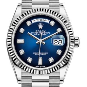 Rolex day date discount 36 stainless steel