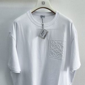 Loewe Relax Fit Cotton T Shirt in White Luxe Finds UK