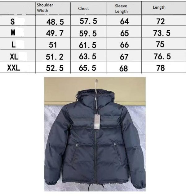 d jacket size