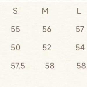 jumper size chart