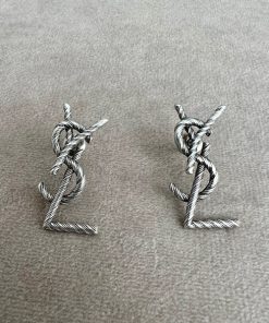 YSL Silver Earrings - Last Pair