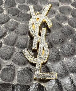 YSL Gold Diamante Hairclip