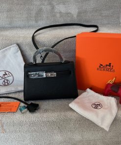 Hermes Mini Black Kelly - One only