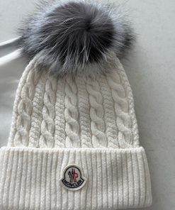 Moncler Pompom Hat -One Only Off White